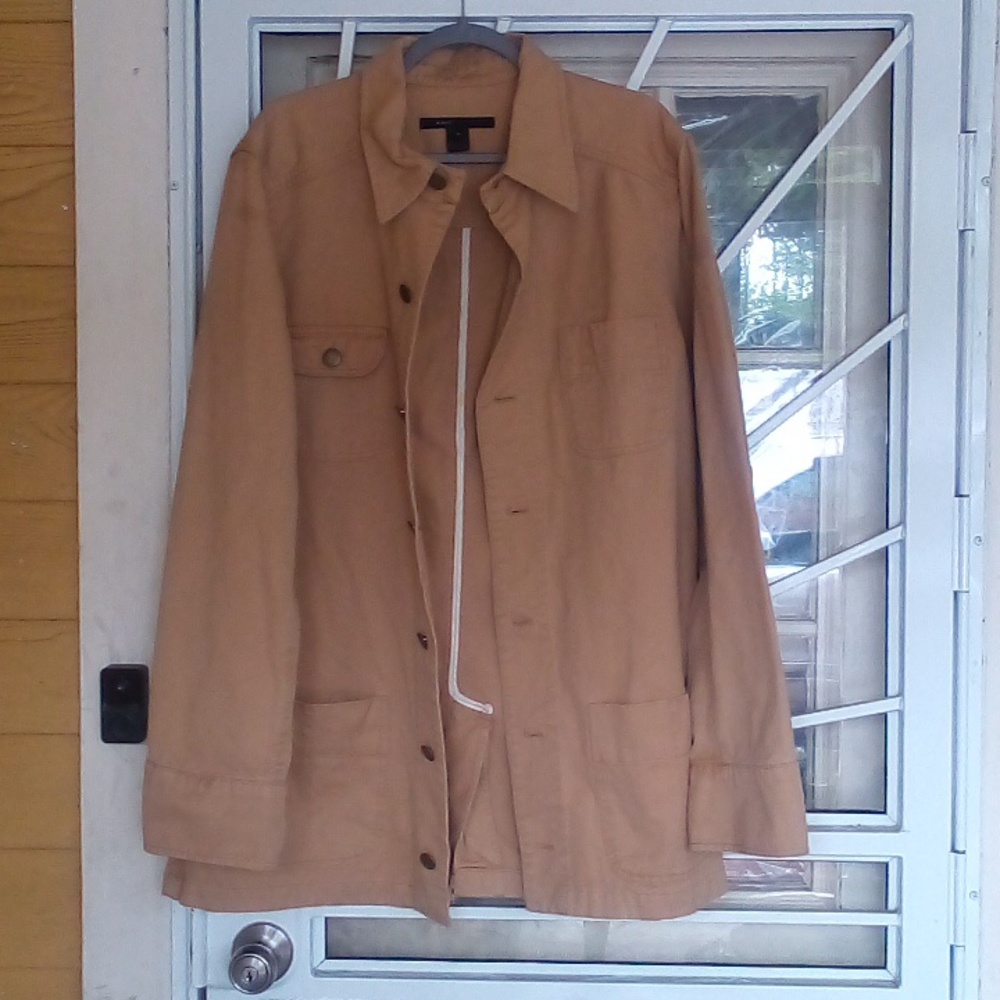 Casual tan men's jacket